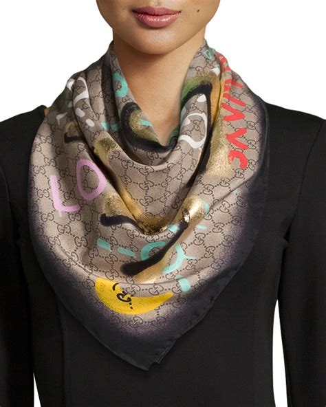 designer gucci scarf|gucci scarf women sale.